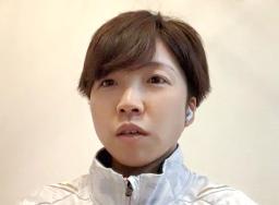 <p>　オンラインで取材に応じるスピードスケート女子の小平奈緒＝９日</p>