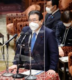 　衆院予算委で答弁する後藤厚労相＝９日午前