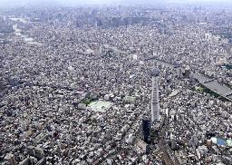 　東京スカイツリーと都内の町並み