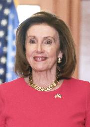 　ペロシ米下院議長（ゲッティ＝共同）