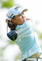 <p>　第１ラウンド、７アンダーで首位に立った畑岡奈紗＝サイアムＣＣ（共同）</p>