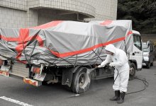 【鳥インフル】２４時間態勢で待機　５カ所に消毒スポット