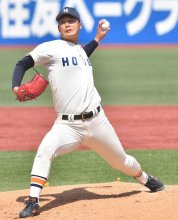 左肘手術乗り越えプロ目指す剛腕　木更津総合高出身の法大４年生　山下　輝（２１）　【Ｃｈｉｂａ　Ｓｐｏｒｔｓ　ファイター】（１３０）
