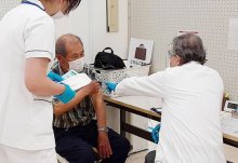 新型コロナワクチン集団接種、滞りなく１２０人　印西