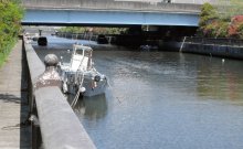 五輪前に不法係留解消　プレジャーボート自主撤去進む　千葉市・浜田川