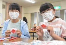 折り紙贈りおもてなし　市原市民有志　事前キャンプ選手へ