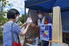 地元産品でシロップ　小湊鉄道養老渓谷駅前にかき氷店