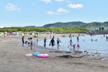 海水浴場４カ所閉鎖　館山市