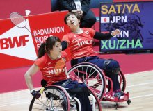 “姉妹”の絆で金目指す　バドミントンダブルス　里見紗李奈（八街出身）　【２０２０東京パラ】