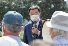 松野官房長官、地元入り　「信頼と共感」へ決意　【政風ちば】
