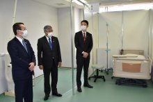 千葉県、臨時医療施設設置　千葉銀研修センターに１１０床