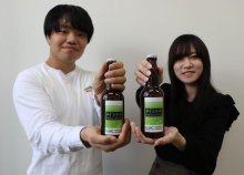 山武市×千葉商大　「海水ネギ」の風味、ビールに　応援学生隊が開発　来月５日から限定１５０本販売