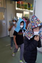 災害備え命守る行動を　いすみ・古沢小で地震、津波想定し避難訓練　【東日本大震災１１年】
