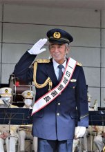 俳優・寺島進さん「子どもは希望の光」　春の交通安全運動で一日署長に、飲酒運転の撲滅訴え　千葉中央署