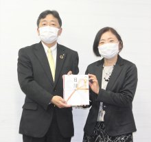 千葉県に１８６万円寄付　京葉銀「コロナ対策に」