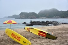 "待望の夏"到来も不安は晴れず　夷隅地域雨の中で海開き　コロナ「第７波」が影