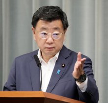 松野官房長官が新型コロナ感染