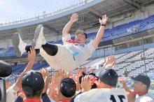 甲子園を見せたくて　４連覇逃し指導者へ　ＯＢ海上雄大監督（４０）【市船　２０２２甲子園】