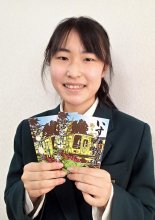 いすみ鉄道、鉄印に切り絵作品　大多喜高生のデザイン採用