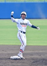 打っても存在感　木総合・羽根捕手　第７６回春季千葉県高校野球　第５日