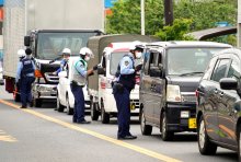悲惨な事故起きぬよう　御宿　飲酒検問、児童見守り　【輪禍を断つ　八街事故２年】