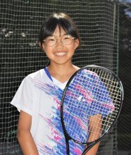 ペアで息合わせ全国切符　千葉市在住、全日本小学生ソフトテニス県代表・志太那帆さん（１１）　【ひと模様】