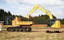 成田空港　Ｃ滑走路準備工事が開始　本格着工に先立ち濁水流出防止の排水整備　機能強化実現へ