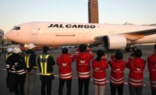 【動画あり】ＪＡＬ１３年ぶりの貨物専用機　成田空港に到着　経営破綻で全機手放し