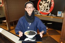 器覆うたっぷり岩のり　選べる３種のスープ　銚子麺屋　潮（うしお）（銚子市）【房総ラーメン図鑑】（１２）