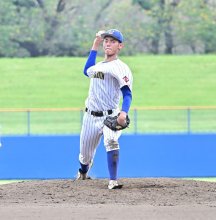 速球に自在フォーク　蔵並龍之介投手　【聖地を駆ける　中央学院の頂戦】