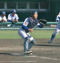 県決勝で先輩リード　佐藤佑人捕手　【聖地を駆ける　中央学院の頂戦】