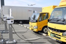 成田空港　ＥＶ充電器続々　２月貨物地区実証導入　旅客ターミナルには超急速器　【ＳＤＧｓちば】