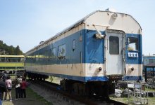希少な食堂車お披露目　内部開放は当面先に　いすみ「ポッポの丘」