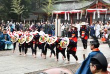 【動画あり】御田植祭、豊穣祈り　香取神宮　小中学生が舞を披露　７日は「田植式」
