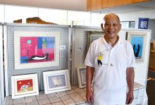 佐原の日常　温かいタッチで　香取出身　画家・松井さん　水の郷さわらで油彩画展