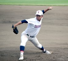 左サイドエース熱投１３４球　安房拓心・島田　第１０６回全国高校野球　千葉大会　第２日