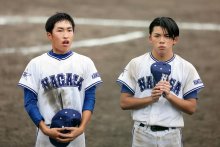 元連合チーム、高校で再会　苦楽共に　長狭　落合・桐谷　【熱戦プレーバック】　第１０６回全国高校野球　千葉大会