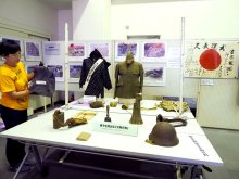 体験談通じ平和考える　戦争の惨禍伝える展示　２８日まで、木更津