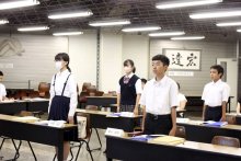【子ども新聞　週刊ちばにち家】　「戦争の悲惨さこの目で」　戦後７９年　銚子の中学生、広島派遣へ　（２０２４年８月１５日号）