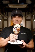 産地、照らすパフェ提供　規格外のサツマイモ使い　金蜜堂（香取市）　【北総・九十九里　ちまたで話題のあの店】（４）