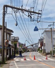 あす９日、房総半島台風５年　死者１２人、停電６４万軒超　過去最強千葉市風速５７メートル