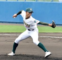 ２巡目につかまる　専大松戸・高橋　第７７回秋季千葉県高校野球大会