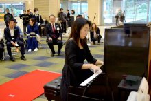 「音楽のまち習志野」にストリートピアノ　モリシア津田沼８日まで