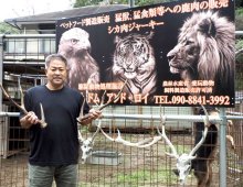 「屠体給餌」命を利活用　駆除シカ肉、ライオン用に　合同会社ドム・アンド・ロイ（富津市）　【ちばの元気企業】
