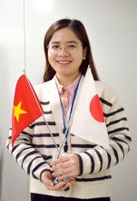 日本とベトナムの架け橋に　船橋市国際交流課国際交流員・ホアン・ティ・ヒエンさん（２８）　【ひと模様】