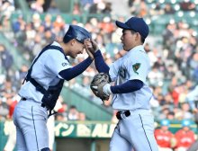 失点２度阻止　千葉黎明　篠原　第９７回選抜高校野球