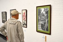 墨の濃淡で豊かな表現　１８日まで千葉県立美術館に力作３５１点