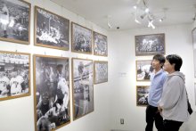 地元球場でファン追悼　佐倉市が記帳台　写真展示も　【長嶋茂雄さん死去】