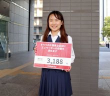 千葉県立全高にエレベーターを　妹が心疾患の高校生、署名提出　１都３県で最下位の設置率　【ちば子どもの居場所　学び多様化の時代に】（４）