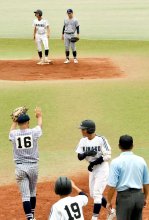 昨夏大会のけが、病に負けず全力　鎌ケ谷・久保田と藤本　第１０７回全国高校野球　千葉大会　第３日